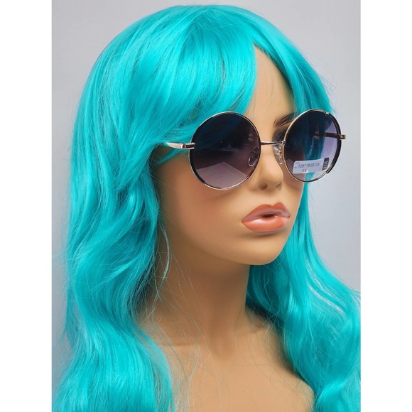 FGX by Foster Grant Gold & Black Full Round Metal Frame Sunglasses 52077FGX710 - Picture 2 of 10